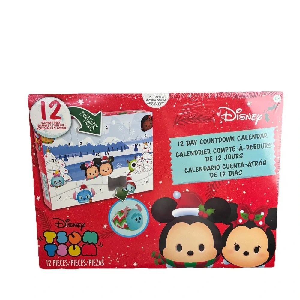 2025 ADVENT CALENDAR -‎ DISNEY TSUM TSUM -JUST PLAY - NEW, SEALED - 12 DAY